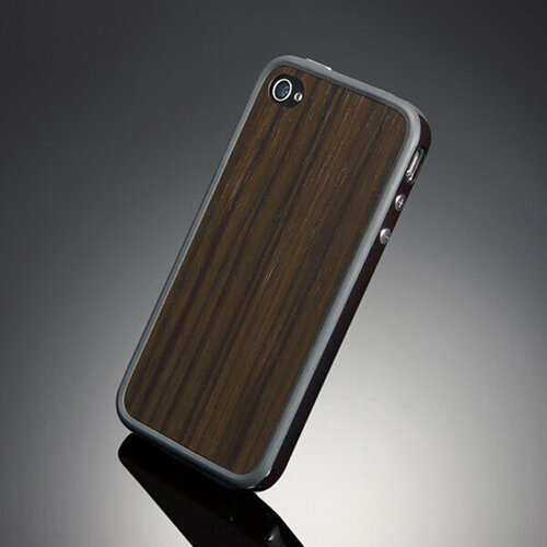 Spigen Декоративная пленка SGP Skin Guard Wood Camagon для iPhone 4/4S дерево SGP06899