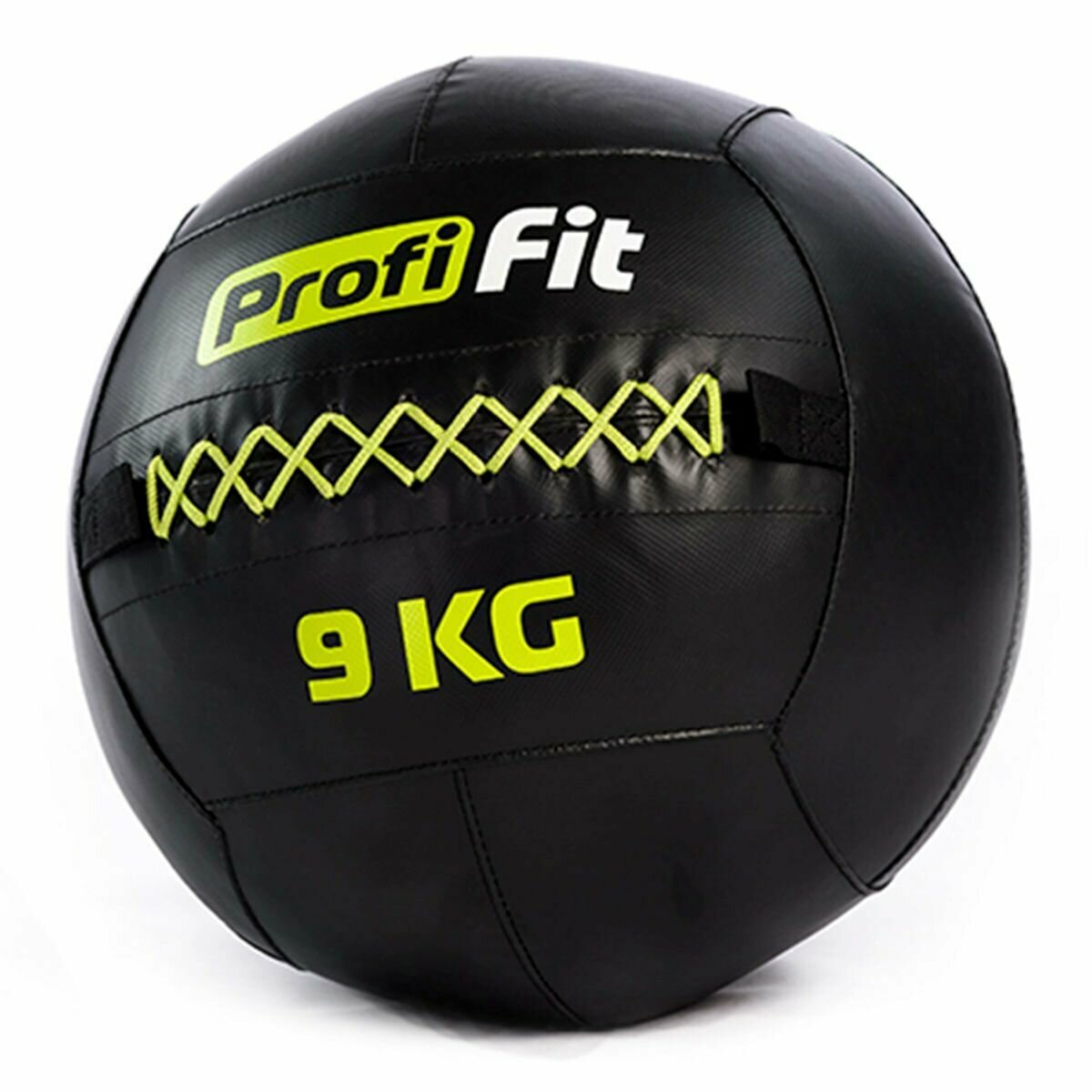 Медицинбол набивной мяч для кроссфита (Wallball) PROFI-FIT, 9 кг