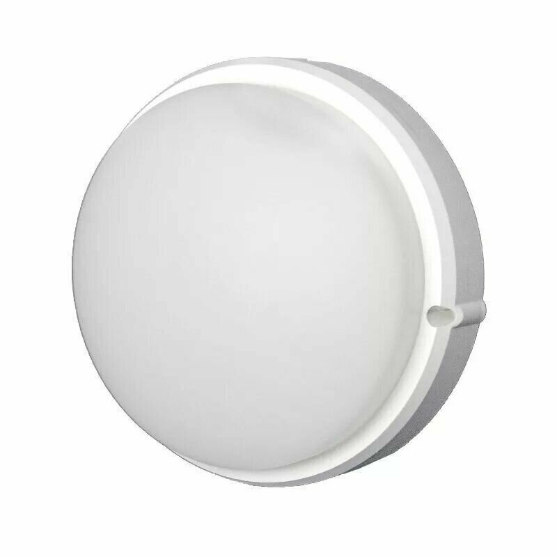 Банник LightPhenomenON LT-LBWP-04-IP65-12W-6500К LED круглый с датчиком движения - фото №8