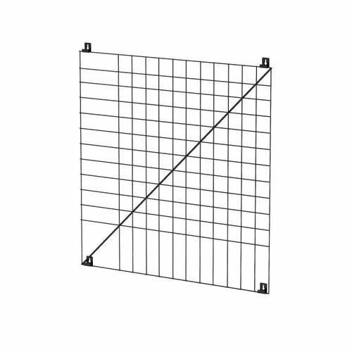 Доска органайзер-решетка Attache диагон,70х70см яч.5х5см черный СКЛ07-00028. 1679396