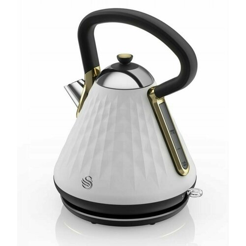 Электрический чайник Электрический чайник Swan GATSBY 3000 Вт белый белый 2263900₽