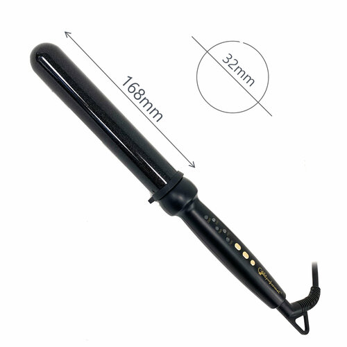 Плойка для волос Gera professional - диаметр 32 мм покрытие титан-турмалин с алмазной крошкой 637500₽