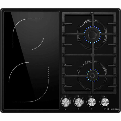 Комбинированная варочная панель MAUNFELD EEHE642VC3CBKG 2363700₽