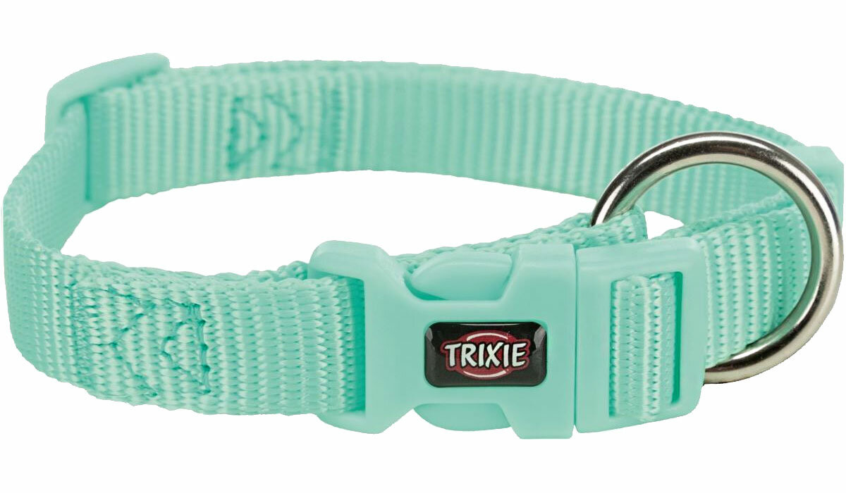фото Ошейник для собак Trixie Premium XXS–XS нейлон мятный 10 мм 15 – 25 см (1 шт)