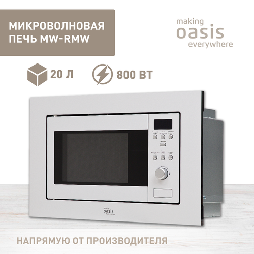 встраиваемая микроволновая печь making oasis everywhere mw sgi Микроволновая печь making Oasis everywhere MW-RMW