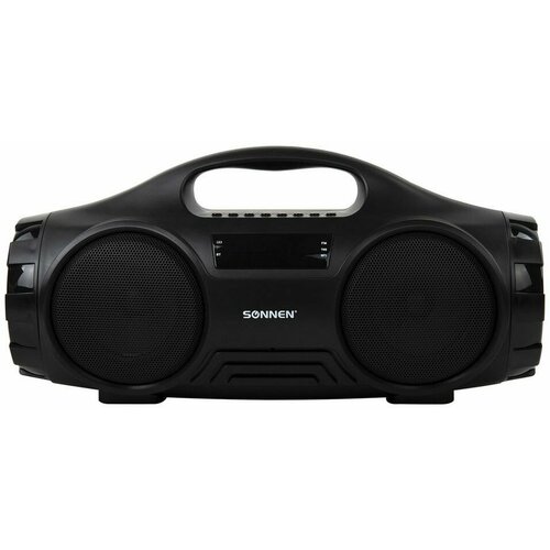 Колонка портативная Sonnen B332 16 Вт Bluetooth FM-тюнер microSD MP3-плеер черная х3шт 1736200₽