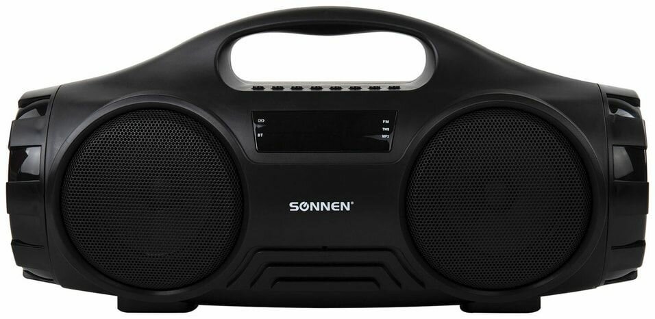 Колонка портативная Sonnen B332 16 Вт Bluetooth FM-тюнер microSD MP3-плеер черная х2шт