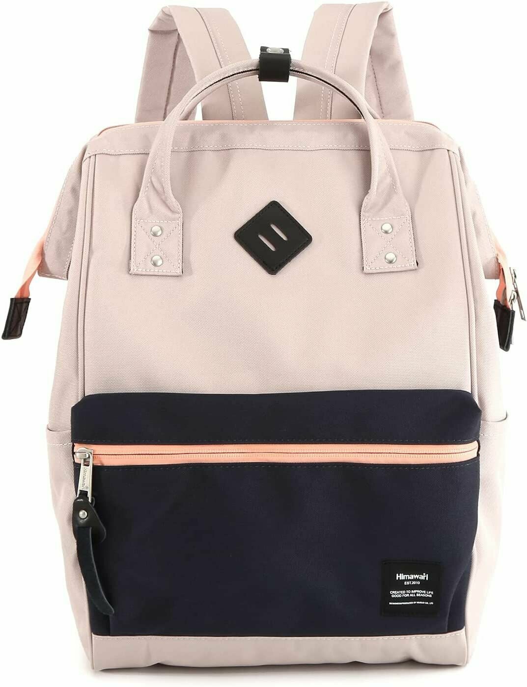 фото Рюкзак Himawari 9003 14" Navy/Beige, темно-синий с бежевым