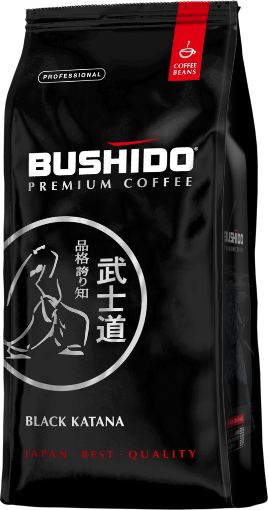 Кофе в зернах Bushido Black Katana