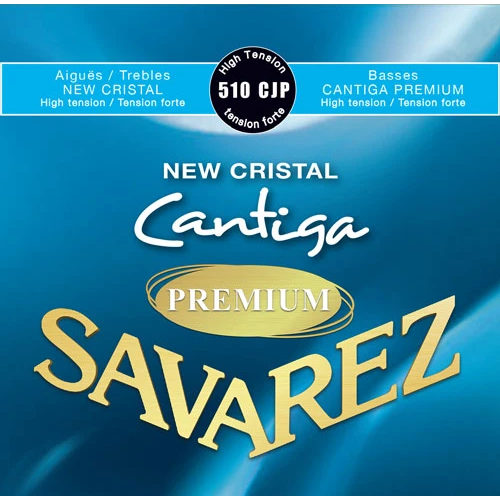 Savarez 510CJP New Cristal Cantiga Premium Комплект струн для классической гитары, сильное натяжение