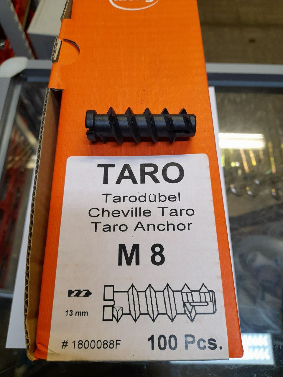 Дюбель для газобетона TARO M 8 (100 шт.)
