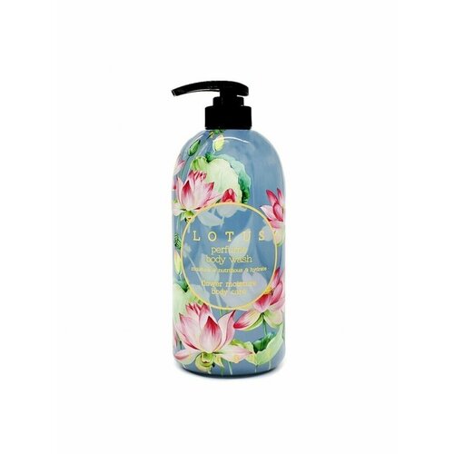 Гель для душа Jigott, Lotus Perfume Body Wash, парфюмированный, с экстрактом лотоса, 750 мл