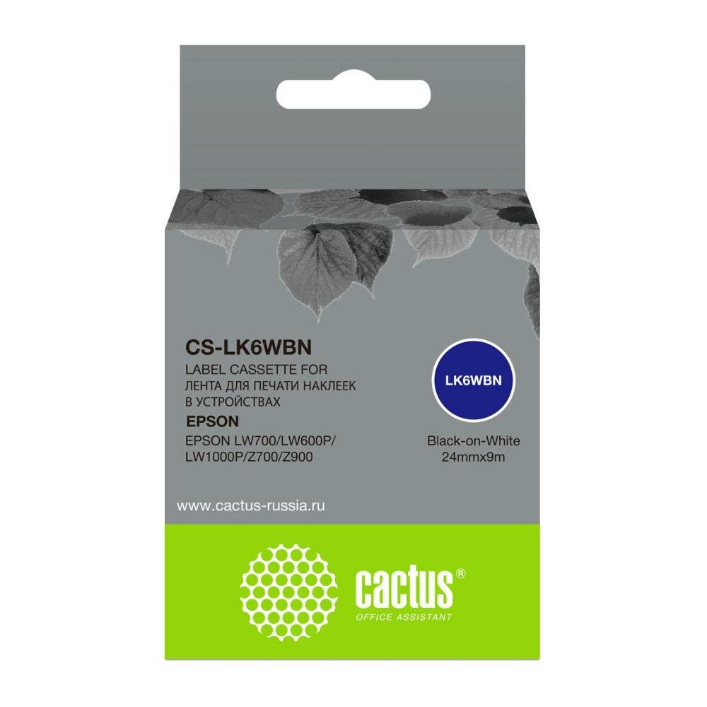 Картридж Cactus CS-LK6WBN черный - фото №3