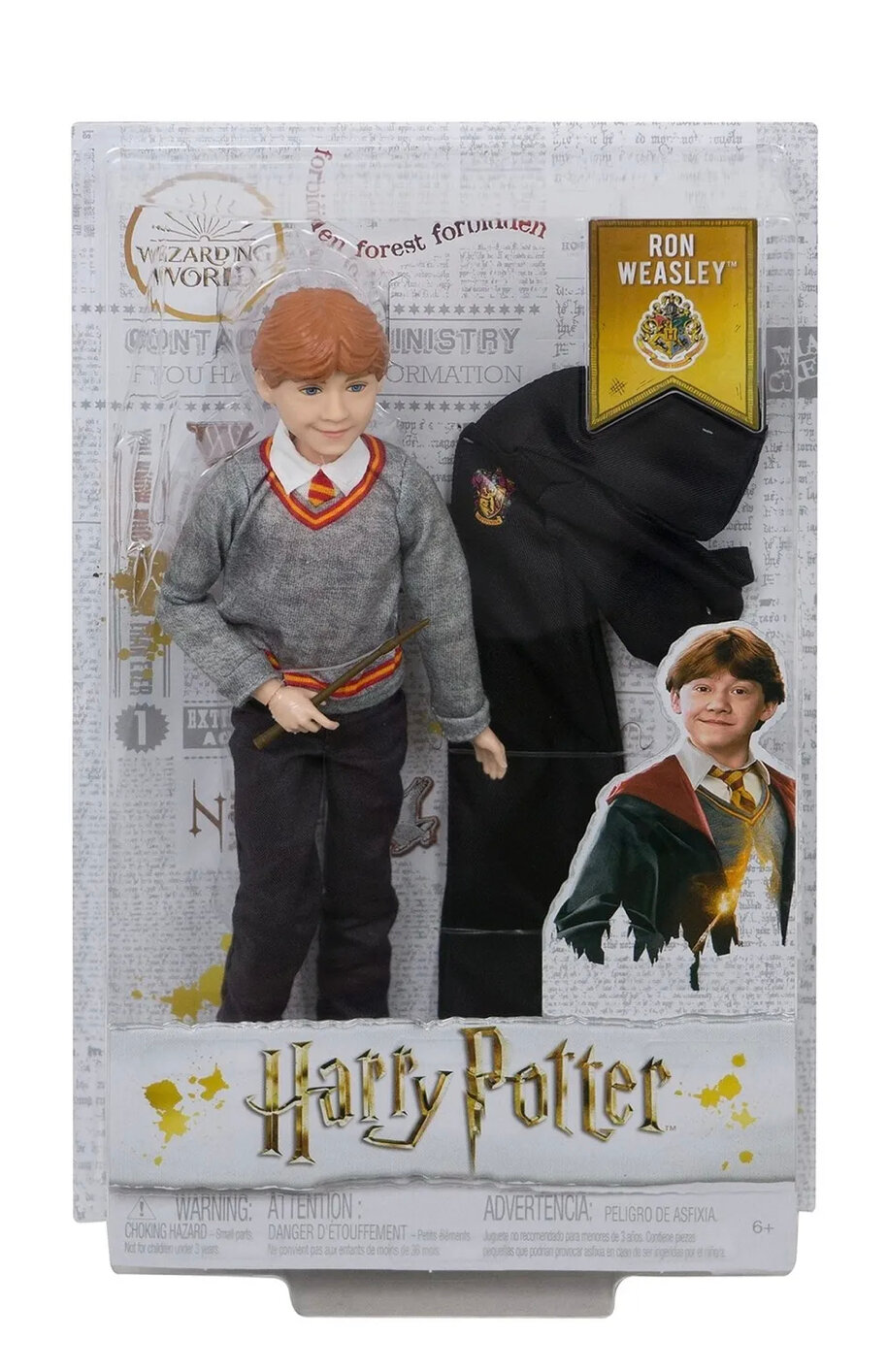 Кукла Mattel Harry Potter Рон Уизли, 30 см, FYM52