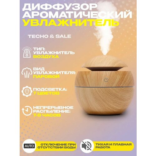 Увлажнитель воздуха с ночной подсветкой 63000₽