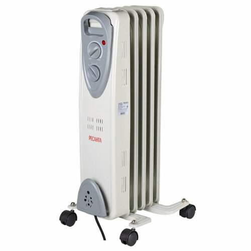 Радиатор масляный ОМ- 5Н (1 кВт) Ресанта радиатор масляный ресанта ом 7нв