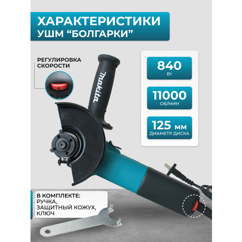 Болгарка маленькая кожух защитный ушм 650 125 enkor 225500