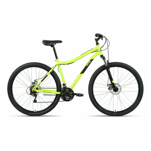 фото Горный велосипед altair mtb ht 29 2.0 d (29" 21 ск. рост. 19") 2022, ярко-зеленый/черный, rbk22al29169