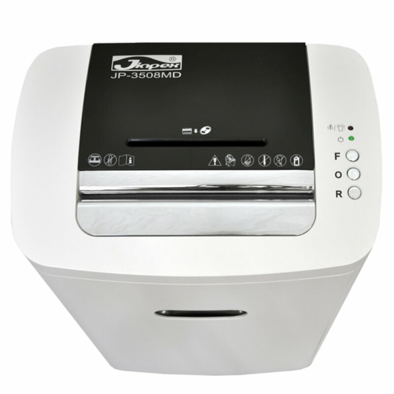 Уничтожитель документов JINPEX JP-3508MD, 2x15 мм, 7 листов, 16 л, P5 — фото 5