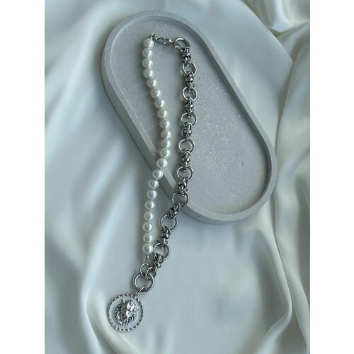фото Чокер ожерелье с цепью и подвеской лев love_and_soul_jewelry