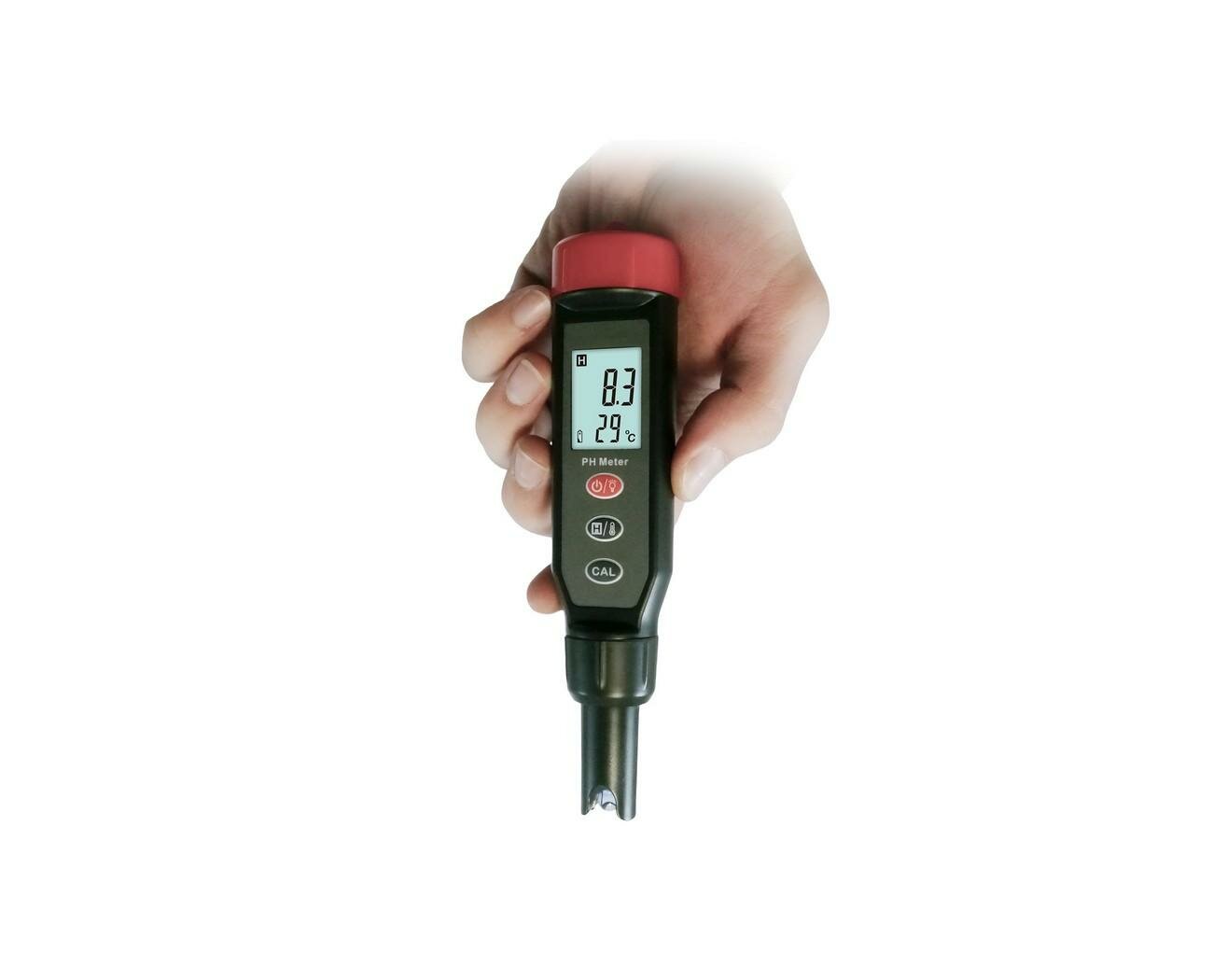 Измеритель кислотности и температуры воды Hti-GM760 (EU) (O44373CI) с пакетиками для калибровки, ph метр. Информативный дисплей с подсветкой.