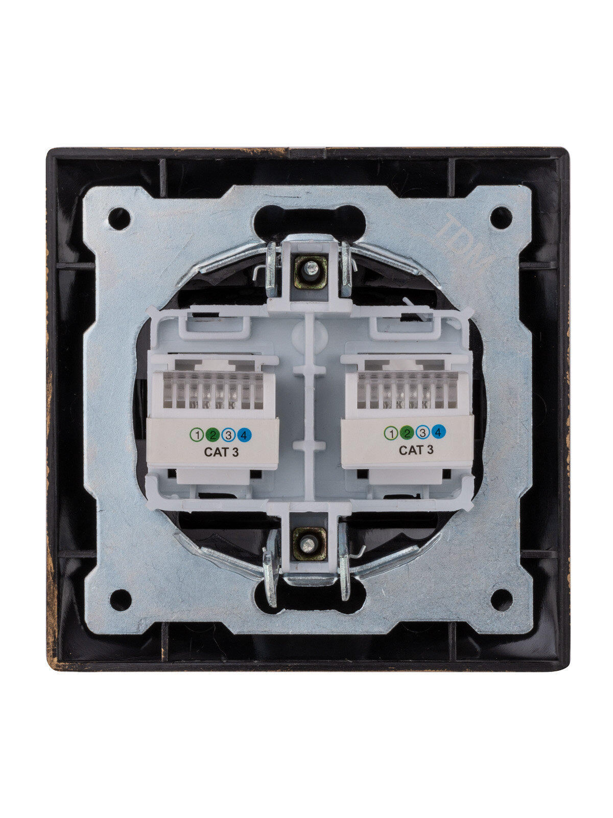 Розетка телефонная 2хRJ11 TDM Electric - фото №4