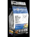 #(С)ProBalance 38PB195 Sterilized Корм для Стерилизованных кошек и Кастрированных котов Курица/рис 1 - изображение