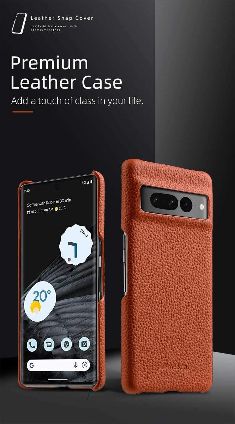 Чехол MyPads из натуральной кожи для Google Pixel 7 — фото 1