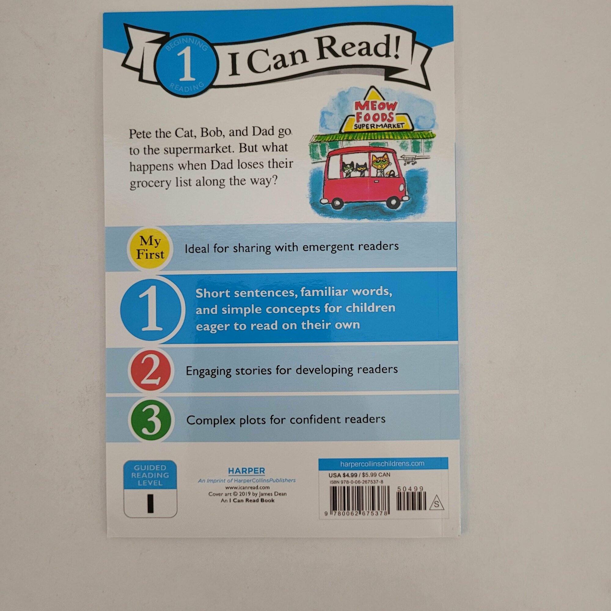 Pete the Cat's Trip to the Supermarket. Level 1 - фото №7