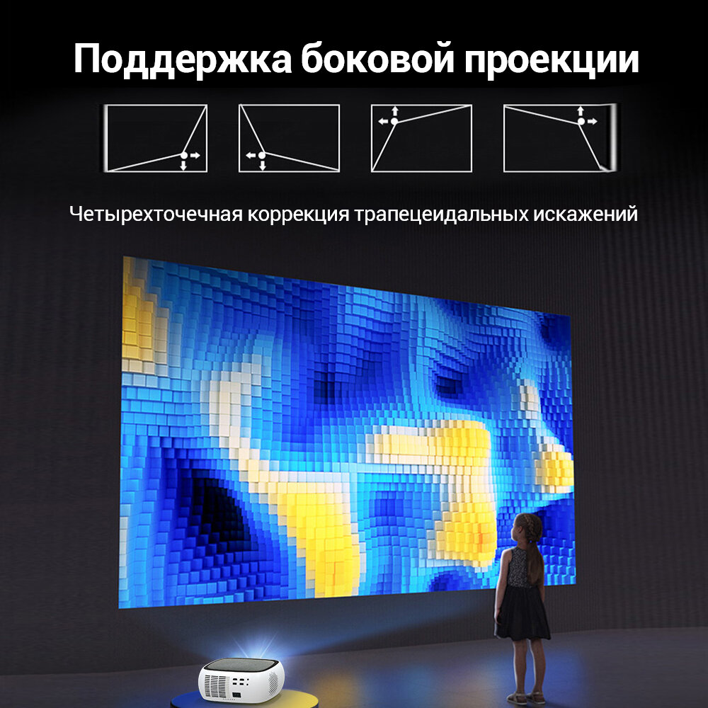Проектор Lenovo Air H4 4K 500 Ansi, 1080P Full Hd — фото 4