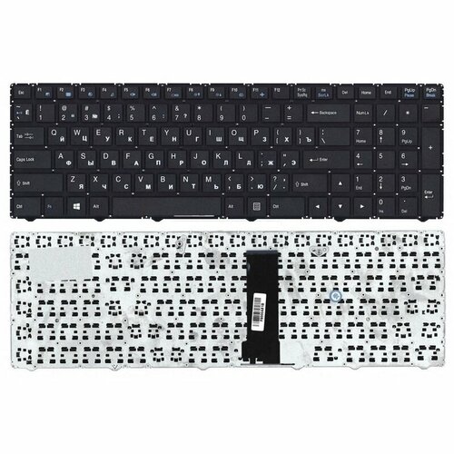 DNS, DEXP Клавиатура DNS Clevo WA50SFQ, WA50SHQ. PN: MP-13Q56SU-4301, 6-80-WA500-281-1D.