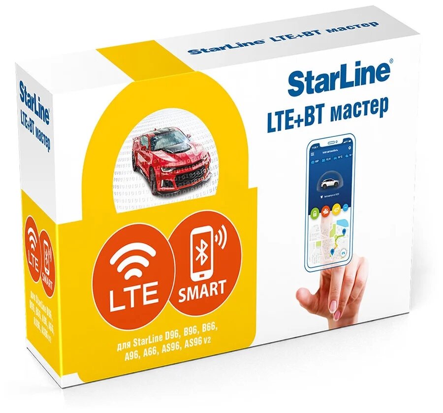 GSM/BT-модуль StarLine LTE+BT 2SIM Мастер-6