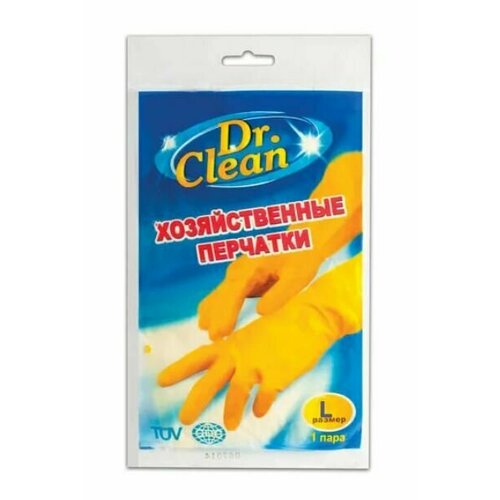 Перчатки хозяйственные Dr.Clean размер L