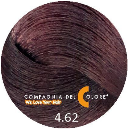 COMPAGNIA DEL COLORE краска для волос 100 МЛ AMMONIA FREE 4.62