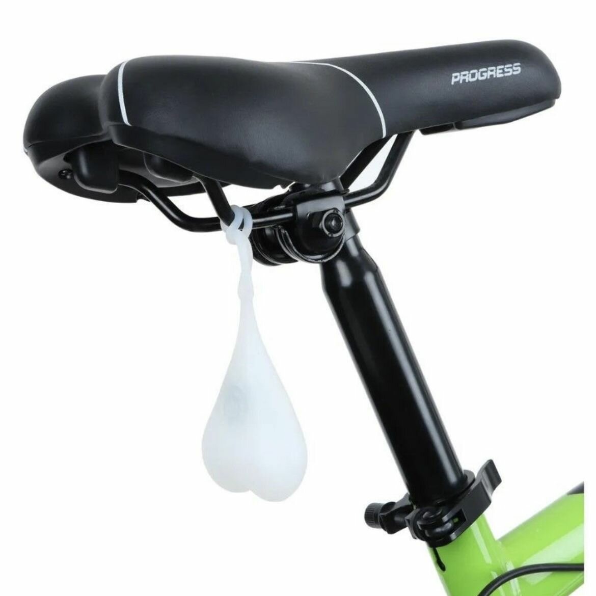 Водонепроницаемый светодиодный фонарик "Сердце" для велосипеда. белый.