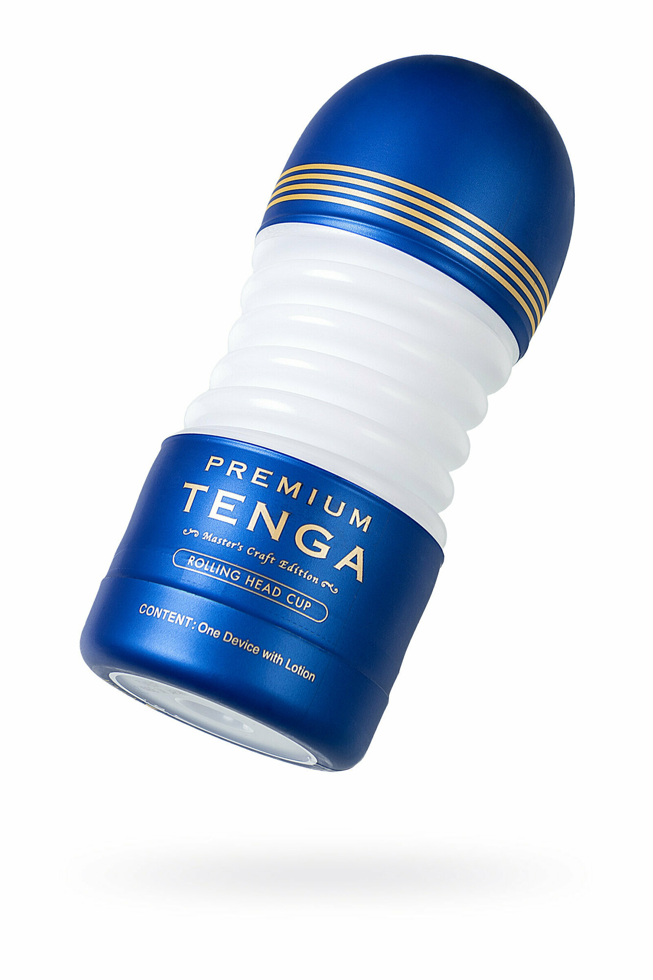 Мастурбатор Tenga Premium Rolling Head Cup с вращающейся головкой, синий — фото 1