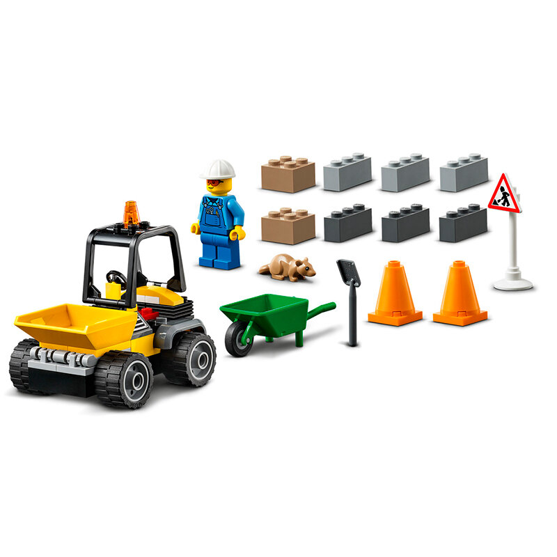 Конструктор LEGO City 60284 Автомобиль для дорожных работ - фото №18