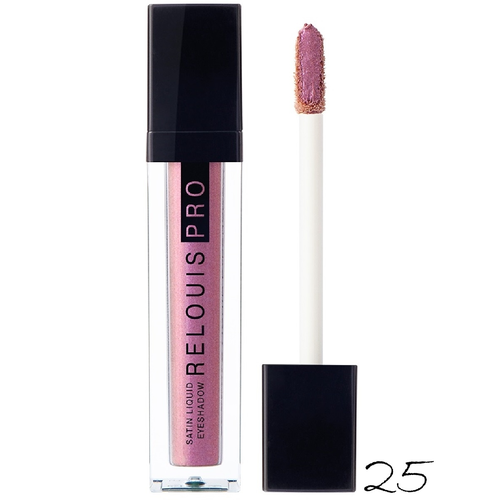 RELOUIS Тени для век жидкие сатиновые RELOUIS PRO Satin Liquid Eyeshadow тон:25 тени для век relouis relouis pro sparkle liquid eyeshadow жидкие сияющие тон 34 misty lavender