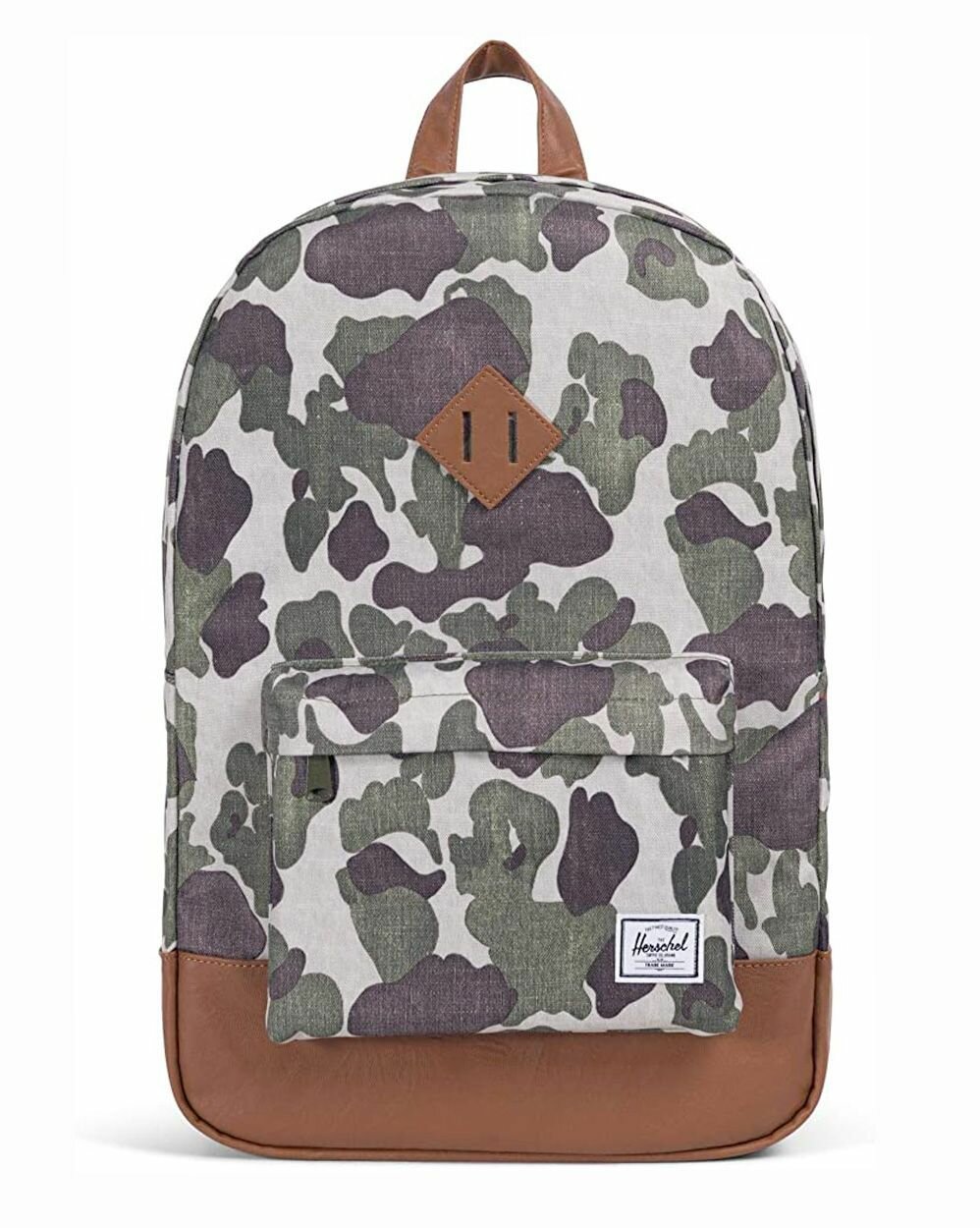 Рюкзак Herschel Heritage 10007 (Frog Camo/Tan Synthetic Leather 22 L)