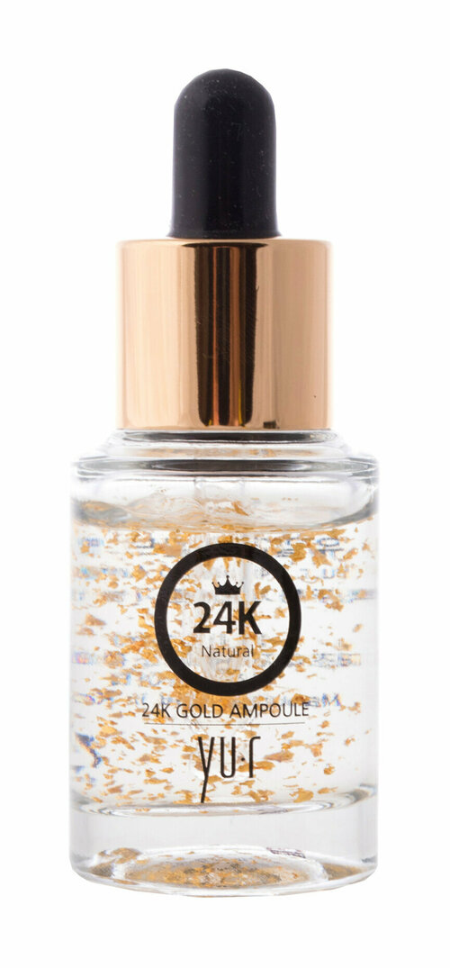 Омолаживающая сыворотка для лица с частицами золота YU R 24K Gold Ampoule