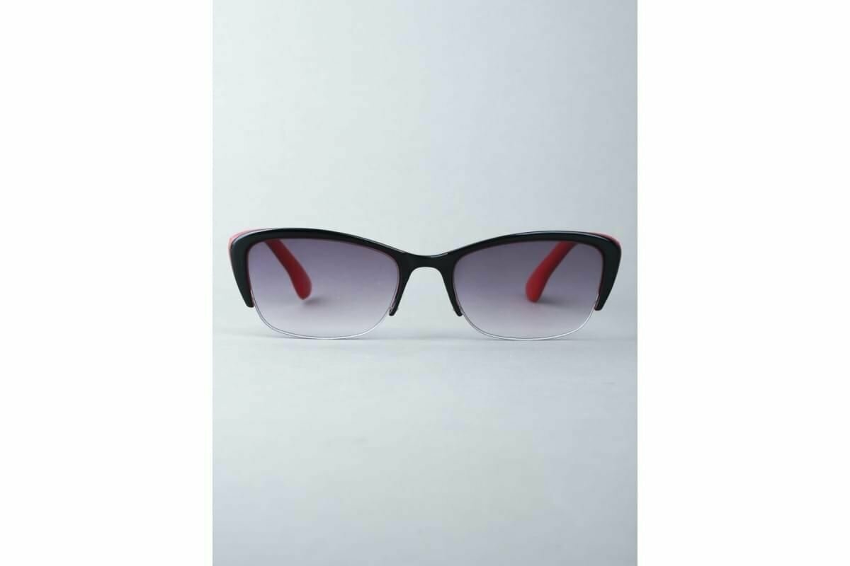 Готовые очки Восток 0057 черно-красные тонированные +2.50