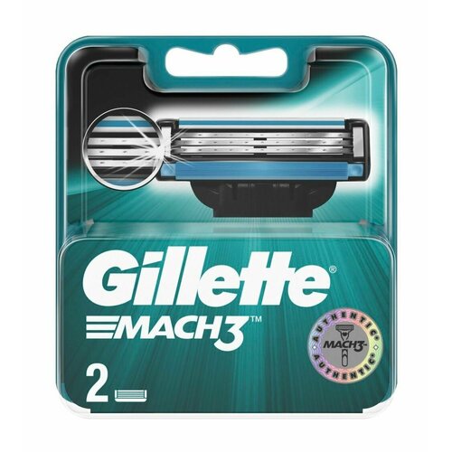 Набор из двух сменных кассет к бритве Gillette Mach3 набор из двух сменных кассет к бритве gillette skinguard sensitive 2