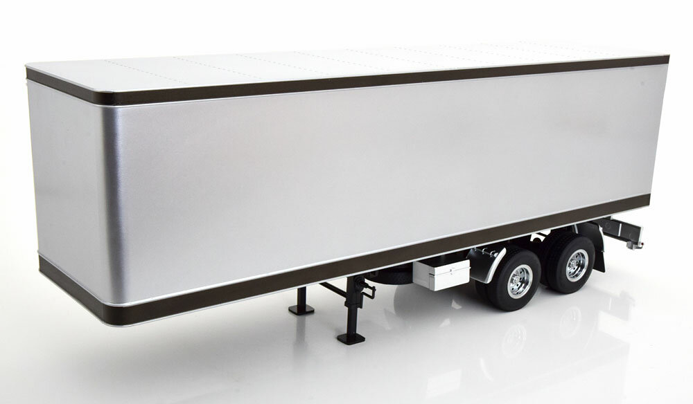 Trailer semi-trailer silver black