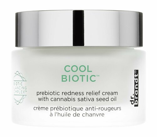 Освежающий и успокаивающий крем для лица с пребиотиками Dr. Brandt Cool Biotic Prebiotic Redness Relief Cream with Cannabis Sativa Seed Oil