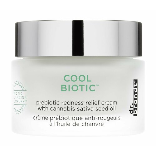 Освежающий и успокаивающий крем для лица с пребиотиками Dr. Brandt Cool Biotic Prebiotic Redness Relief Cream with Cannabis Sativa Seed Oil