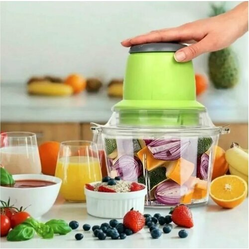 Измельчитель кухонный электрический овощерезка 300 Вт 18 л прозрачная чаша 120000₽