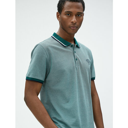 фото Поло koton, размер s, хаки