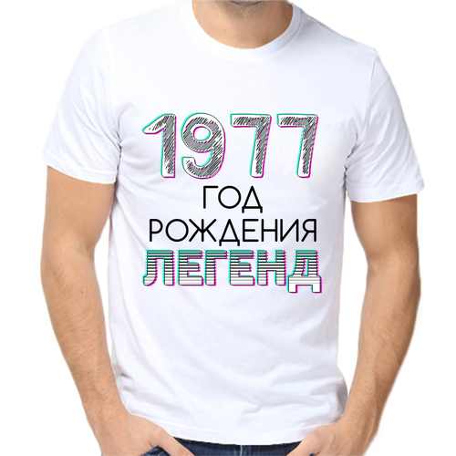 Футболка размер XL, белый original 1977