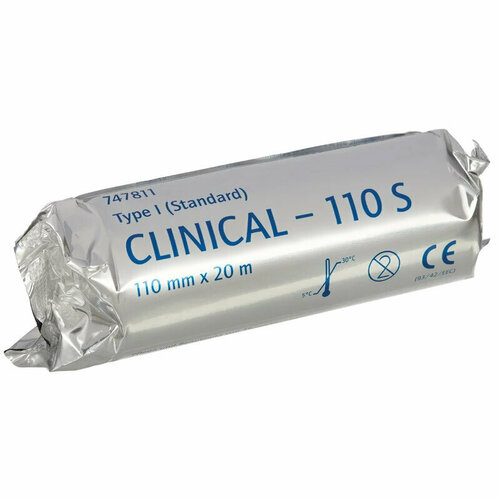 Бумага для УЗИ Clinical-110S TYPE-I совместимая рулон 110 мм 20 м 5 шт 747811