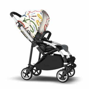 Bugaboo Коляска прогулочная Bugaboo Bee6 base шасси Alu/Grey/Art of Discovery WHITE 500302GR01/S002873008